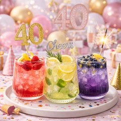 40 count 12 Ounce Ribbed Cups Origami Unbreakable Stemless Plastic Wine Champ…