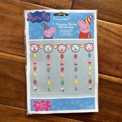 Peppa Pig Confetti Nick Jr Cartoon Kids Birthday Party Hanging String Decoration