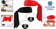Halloween Pirate Costume Accessories Set – Eye Patches & Headbands for Men & …