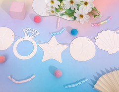 Last Toast on the Coast Banner – Seashell Party Decoration, Coastal Beach Seashe