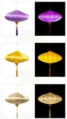 Retro Chinese Lantern Waterproof Cloth Party Festival Outdoor Decor Lantern