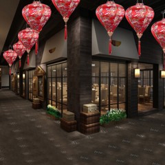 12 Inch Floral Pattern Oval Satin Silk Lanterns Hanging Chinese Home Decoration
