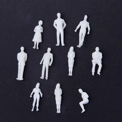50/100 Pc 1:75 Scale Figures Architectural Human Figure Peoples Sitting Standing