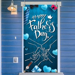 Happy Father’s Day Decoration, Father Day Door Cover Banner for Photography Home