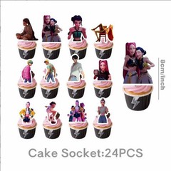 K-Pop Birthday Party Decorations Kit 51PCS Banner Balloons Cake & Cupcake Topper