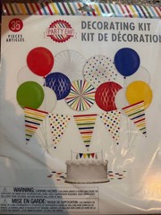 ￼ Birthday party, decor, primary colors￼
