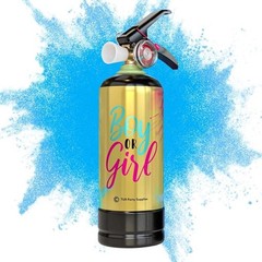 Blue Baby Gender Reveal Fire Extinguisher Eco-Friendly Powder Spray