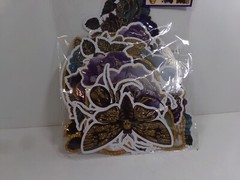 Halloween Silhouettes Cutout Set 10 Pack One Sided Glitter Skulls Spiders Bats
