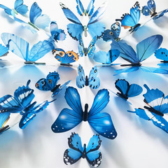60Pcs 3D Butterfly Wall Decor, Decoration Party Birthday Cake Waterproof Removab