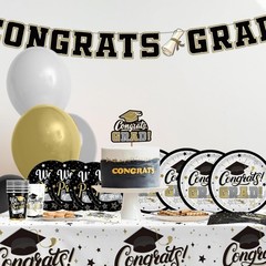 Convenient Disposable Graduation Tableware Set