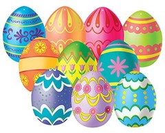Beistle Colorful Mini Egg Cut Outs 10 Piece Easter Decorations