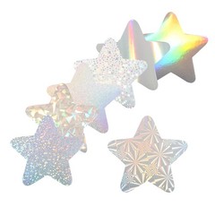 42 Pack Star Cutouts Paper Bulletin Board Decorations Multi-Color 3.4×3.4″