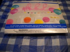 Happy Birthday 16 Piece Decorating Kit For Celebration. New