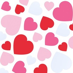 120 Pcs Heart Paper Cutouts Assorted Size Red Rose Pink White Valentines