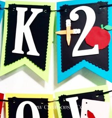 Back to School Banner Classroom Banner Homeschooling First Day of School