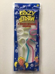 Vintage Krazy Straw 5 Pack New In Package! Rare! 2007 Collect!!!