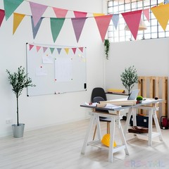Pennant Banner Flags Pastel – Greatril Colorful Triangle Banners For Birthday