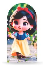 Snow White and the Seven Dwarfs Arch Backdrop Cover Birthday Party Decorations