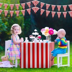 10 Pieces Carnival Theme Party Decors Carnival Table Skirts Carnival Circus T…