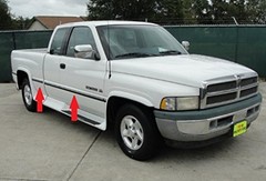 Automotive Authority Black Chrome Side Body Trim Molding Full Roll – 24 ft