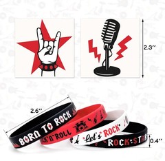 Rock and Roll Sticker Bracelet Set – 36PCS