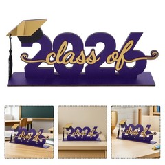 2 Pcs Graduation Season Commemorative Display Decoration Desktop of