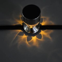 Solar Powered Lawn Light with Diamond Detail for Garden Camping Outdoor Use