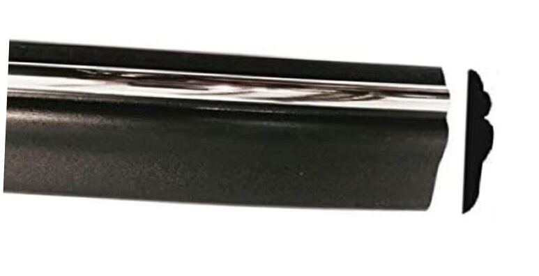 Automotive Authority Black Chrome Side Body Trim Molding Full Roll – 24 ft