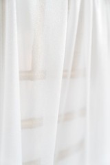 Ling’s Moment White Wedding Backdrop Curtain. 1, 5ft X 10ft Panel And 2 Tiebacks