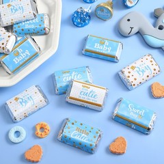 Candy Bar Wrapper Stickers Chocolate Labels Mini Favor Stickers for Baby Show…