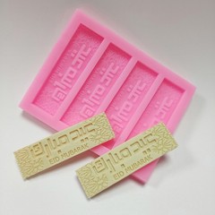 Silicone Cookies Mold Eid al-Fitr Theme Used For Cake Decoration Tool 4-Cavity