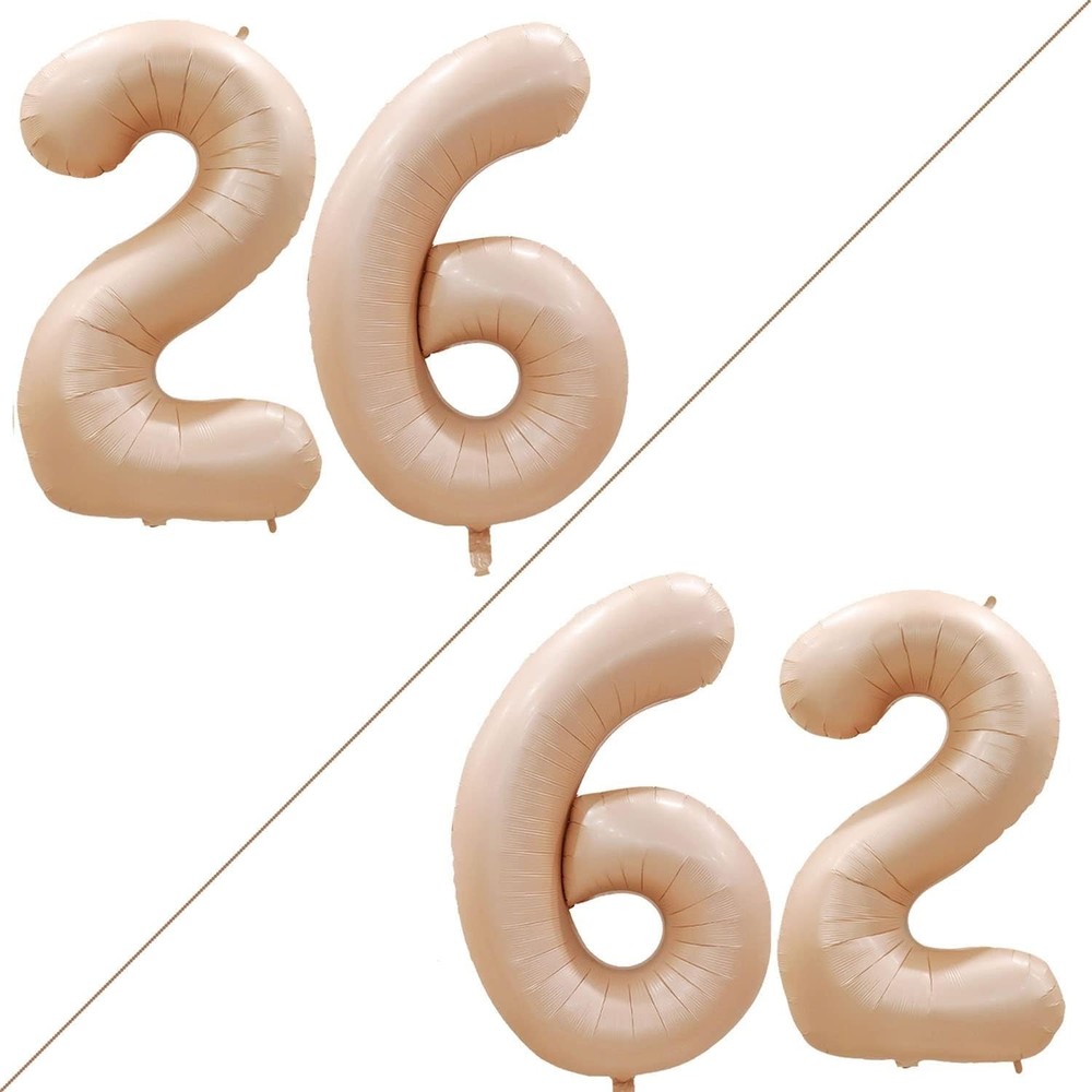GOER Number 26 Balloons for 26th Birthday Party Decorations,42 Inch Jumbo Foil