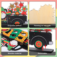7 Pcs Black History Month Decorations Wooden Black History Month Table Centerpie