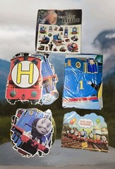 Train Engine And Friends Party Decor For 10 Guest With A 3×4 Ft Banner