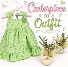 Summer GinghamCenterpiece For Baby Shower, Birthday, Keepsake Outfit-Unique