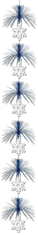 Snowflake Winter Christmas Holiday Party Hanging Firework String Decoration