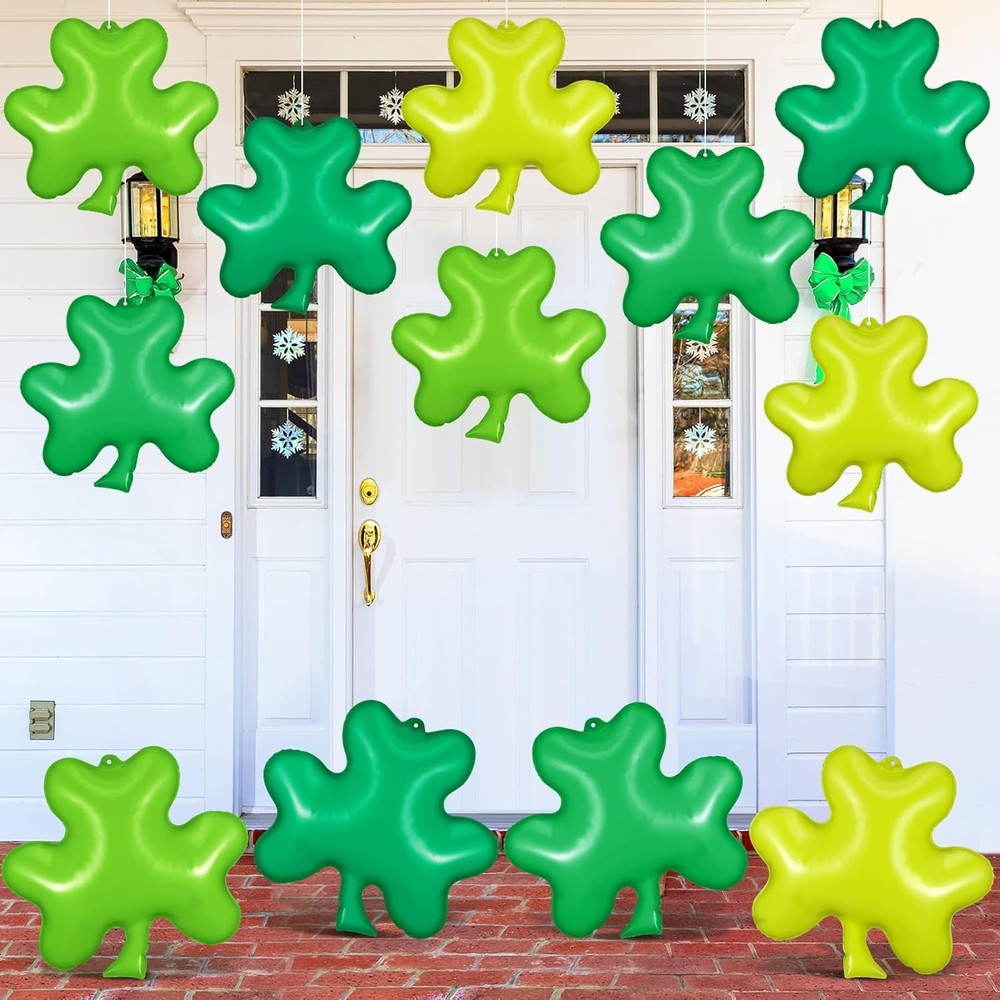 Shamrock Hanging OrnamentPcs» St. Patrick’s Day Inflatable PVC 12 Lucky