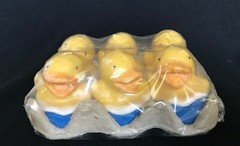 Rubber Duckie Bundle Yellow Wax Candles + 2 Mardi Gras Mini Duckies