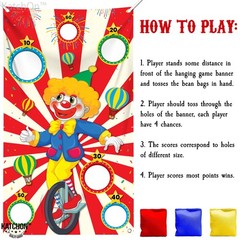 KatchOn, Big Carnival Toss Game Banner – 54 Inch, Carnival Theme Party Decora…