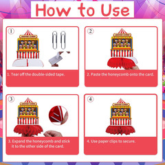 Circus Theme Party Decorations – 9PCS Carnival Theme Party Decorations Funny Clo