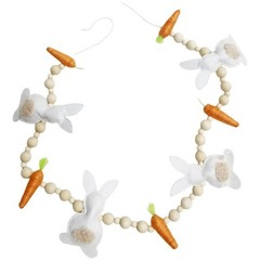 1 Meter Easter Atmosphere Decoration with Wooden Beads and Playful Design