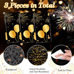 3 Pack 1945 80Th Birthday Decorations 80 Year Old Birthday Tablecloth Disposa…