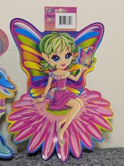 Lisa Frank Vintage Character Cutouts Set of THREE – Dolphin Fairy Eskimo 14″ NEW