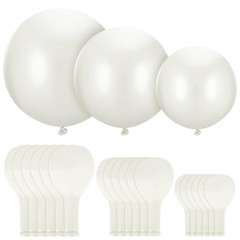18 Pack 18/24 / 36 Inch Balloons Large Latex Giant Round Big Macaron Balloons…