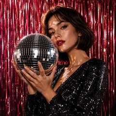 Stunning 8-Inch Rotating Disco Mirror Ball – Fun Decoration for Home & Parties